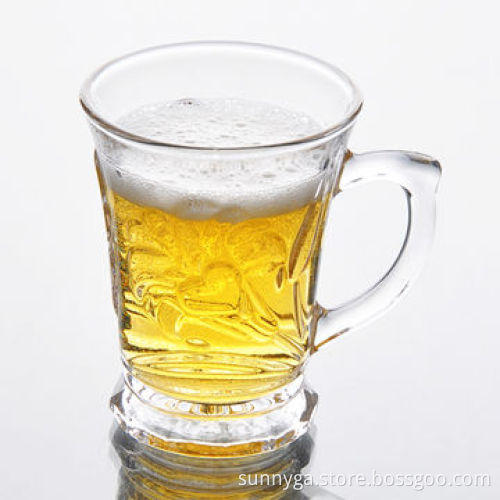 Eco-friendly Wholesale Clear Beer Mug Glass